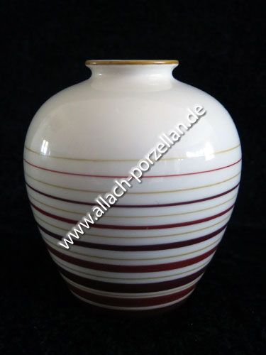 502 Porzellan-Vase, farbig